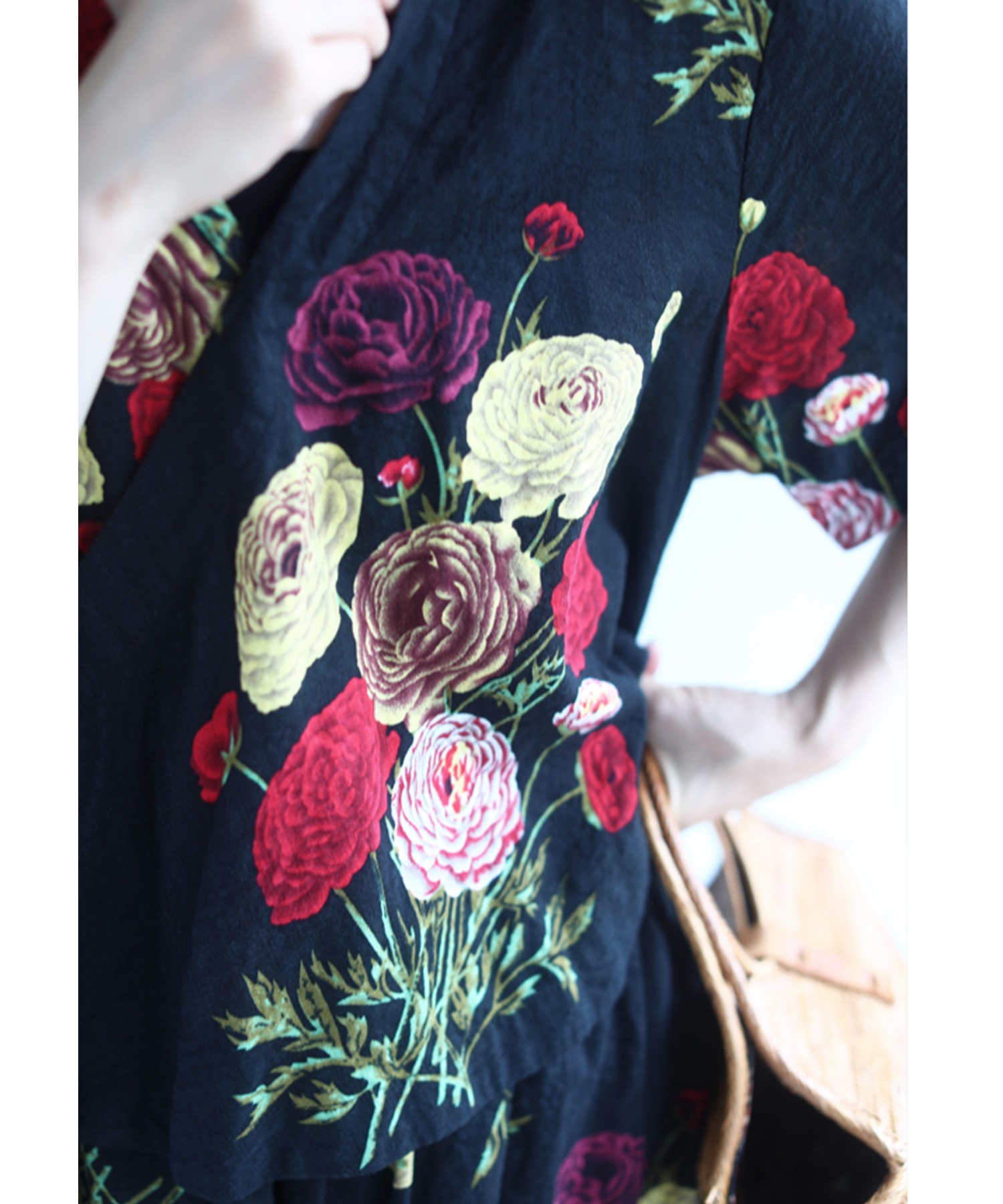セール】カワイイ CAWAII 花のカシュクール風ワンピース