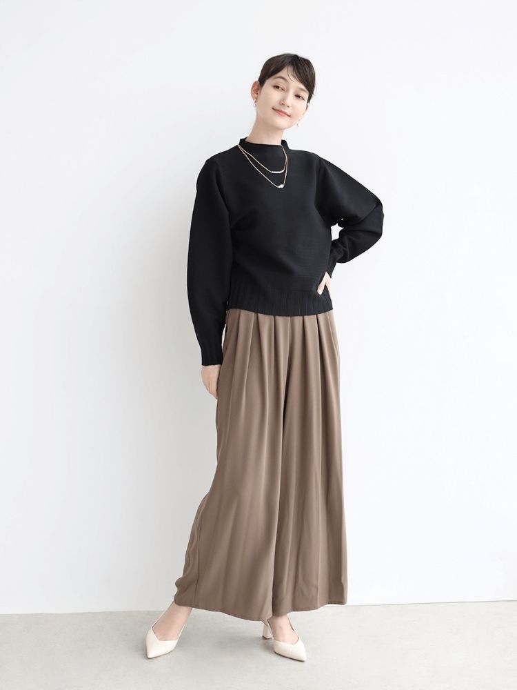 FENNEL　定価55000円　新品未使用！ウール&FOX　取り外し可能◎ セール】フェンネル FENNEL オフネックワンカラーニット