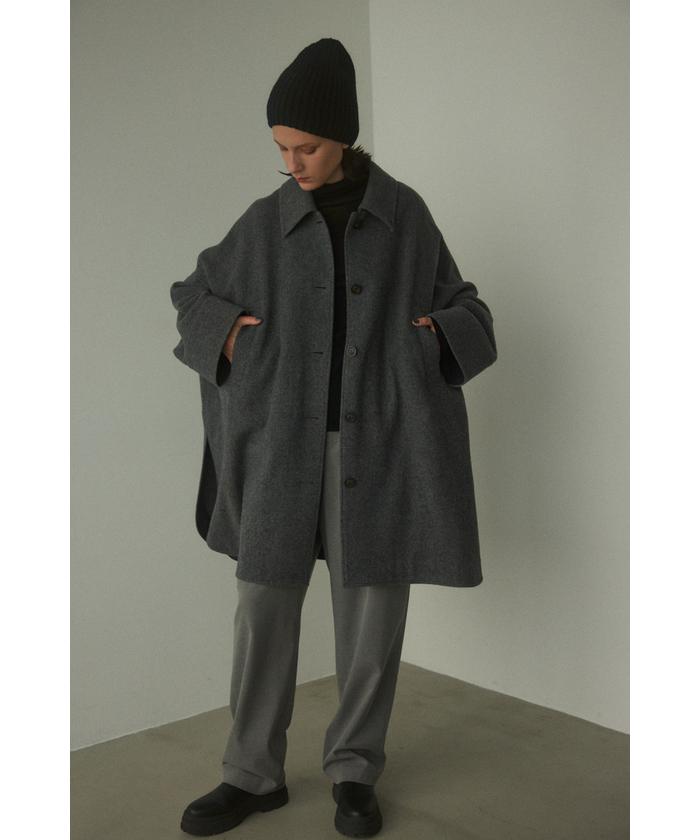 新春sale blackbymoussy ビッグシルエットウールコート BLACK BY MOUSSY big silhouette wool coat