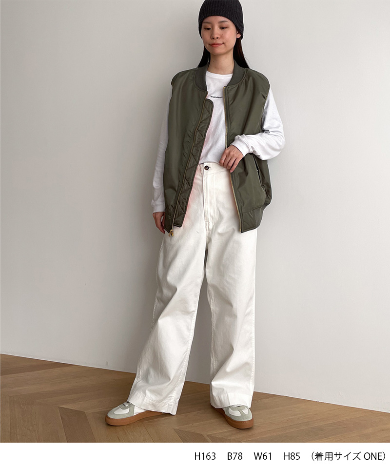 CANAL JEAN MA-1ベスト キャナルジーン CANAL JEAN RED CHOP WORKS(レッドチョップ