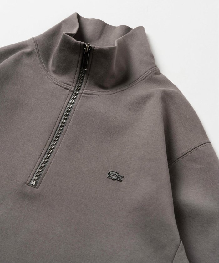 セール】【LACOSTE for EDIFICE/417】別注 ハーフジップ スウェット