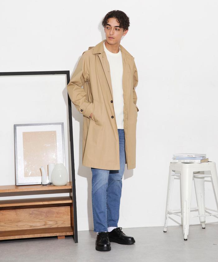 フード脱着　ステンカラーハイブリッド　ダウンコート セール 60%OFF】ハイブリッドステンカラーコート（別売り西川