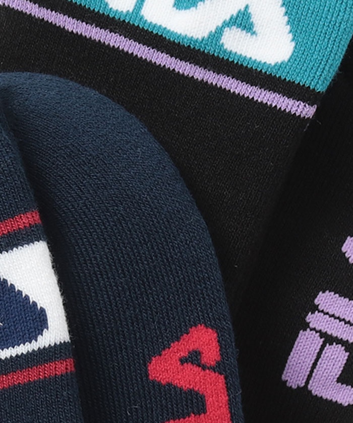 フィフィ＆ロメオ　fifi&romeo　 特大クッション2つセット♥♥ フィラ FILA 【キッズ】カレッジ風 パイル編 ハイソックス 2足組