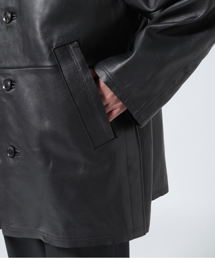YOKE/ヨーク/Cut－Off Leather Car Coat(505565181) | ガーデン
