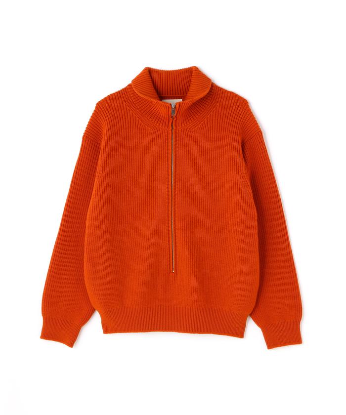 セール 30%OFF】YOKE/ヨーク/ 3/4 FRONT ZIP HIGHNECK RIB