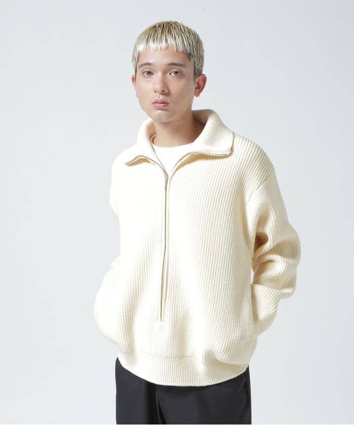 セール 30%OFF】YOKE/ヨーク/ 3/4 FRONT ZIP HIGHNECK RIB セール 30%OFF】YOKE/ヨーク/ 3/4 FRONT ZIP HIGHNECK RIB