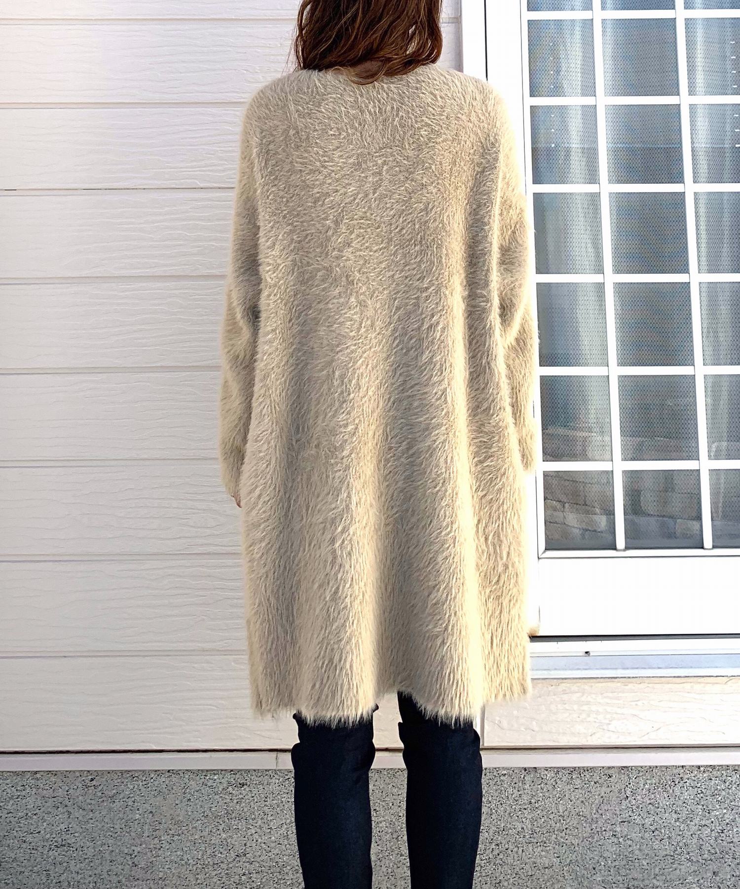 SPRING MOHAIR LONG CARDIGAN 38 ロングカーディガン（Weekend