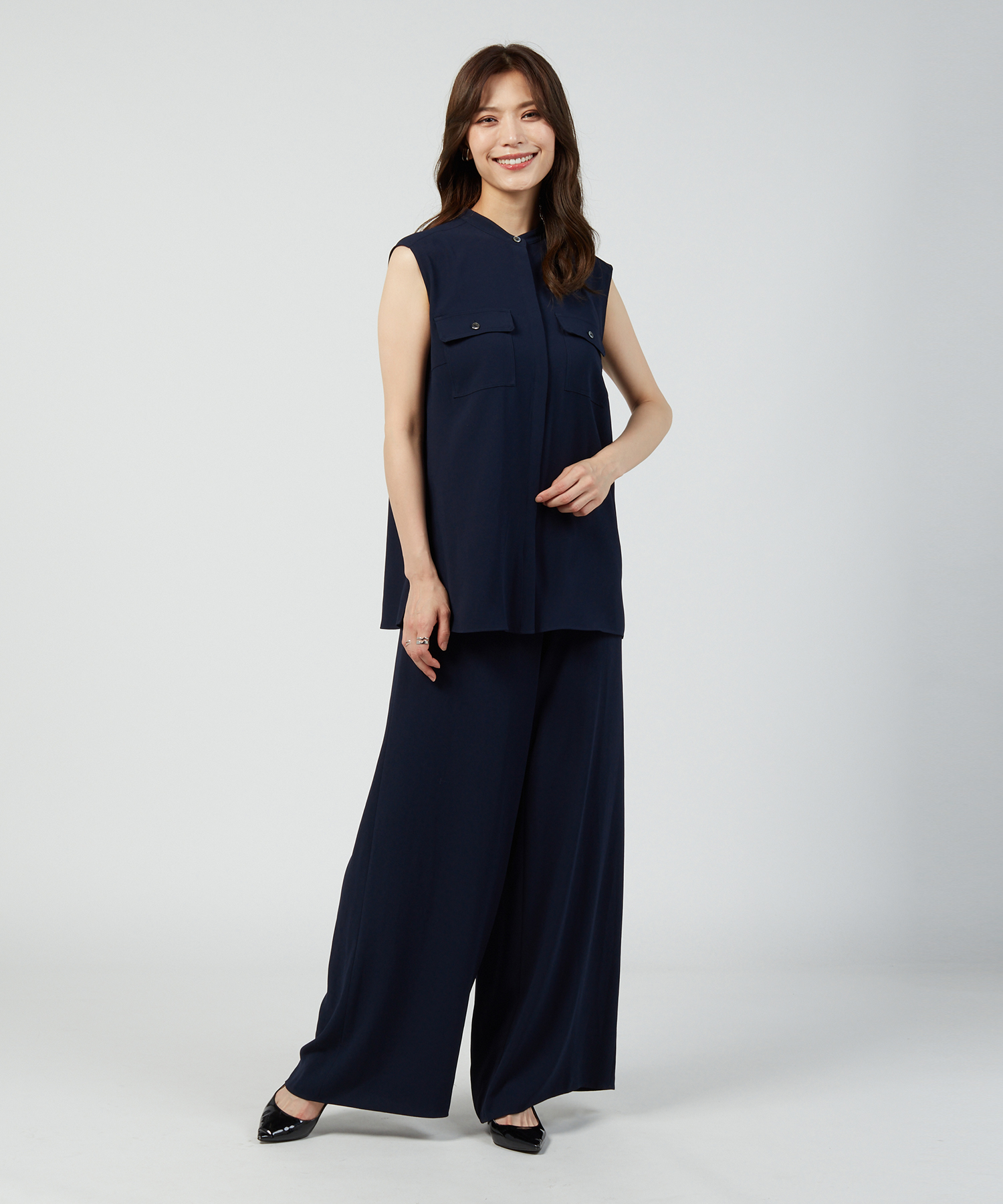 セール 30%OFF】ブラウス POWDER CREPE SL MLT SHIRT(505338867
