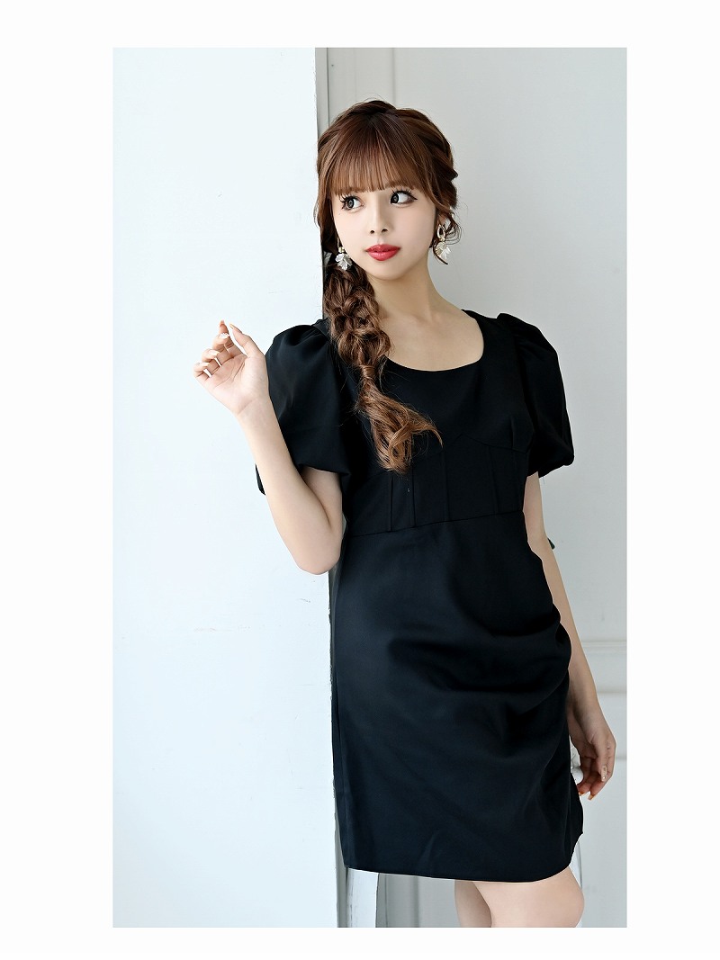 ワンピース キャバドレス 袖付き タイト プチプラ 激安 XL