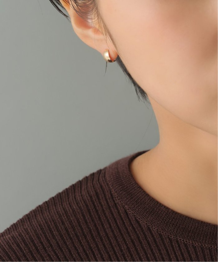 Lilas スモールムーンピアス K10(両耳) スモールムーンピアス K10（両耳）(505602932) | リラ(Lilas