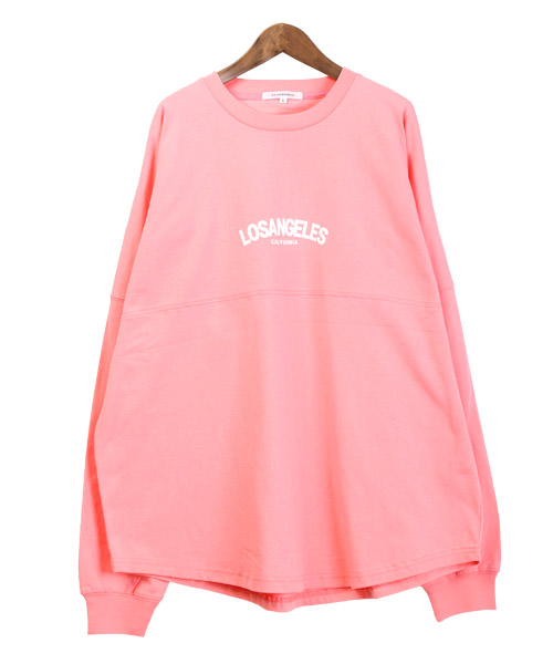 ラグスタイル LUXSTYLE バックロゴ発泡プリントロンT/ロンT