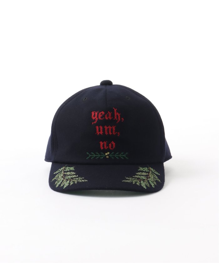SON OF THE CHEESE / サノバチーズ】 Flower crossstitch Cap SON OF THE CHEESE / サノバチーズ】 Flower crossstitch Cap