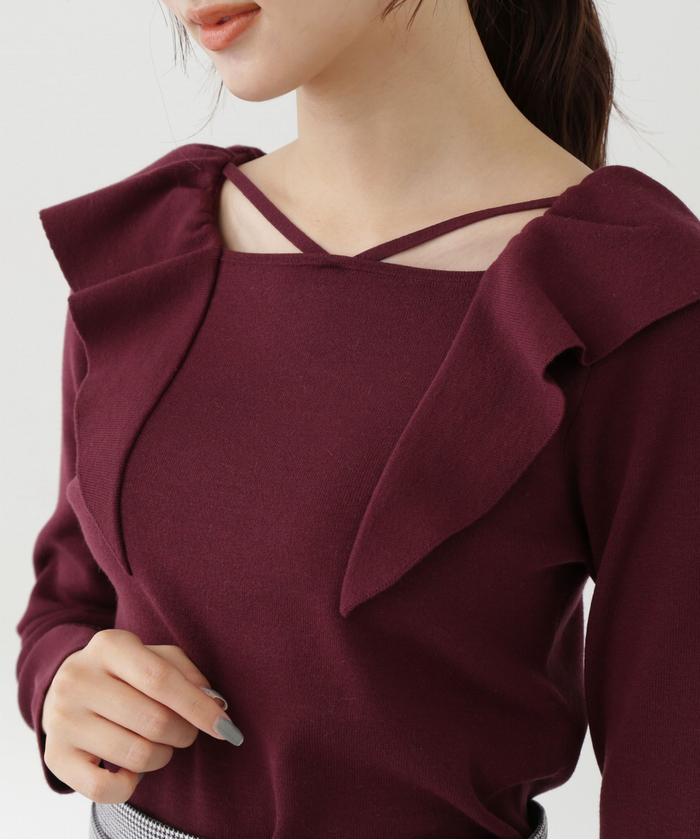 セール 30%OFF】ラッフルニット(505469745) | プロポーション