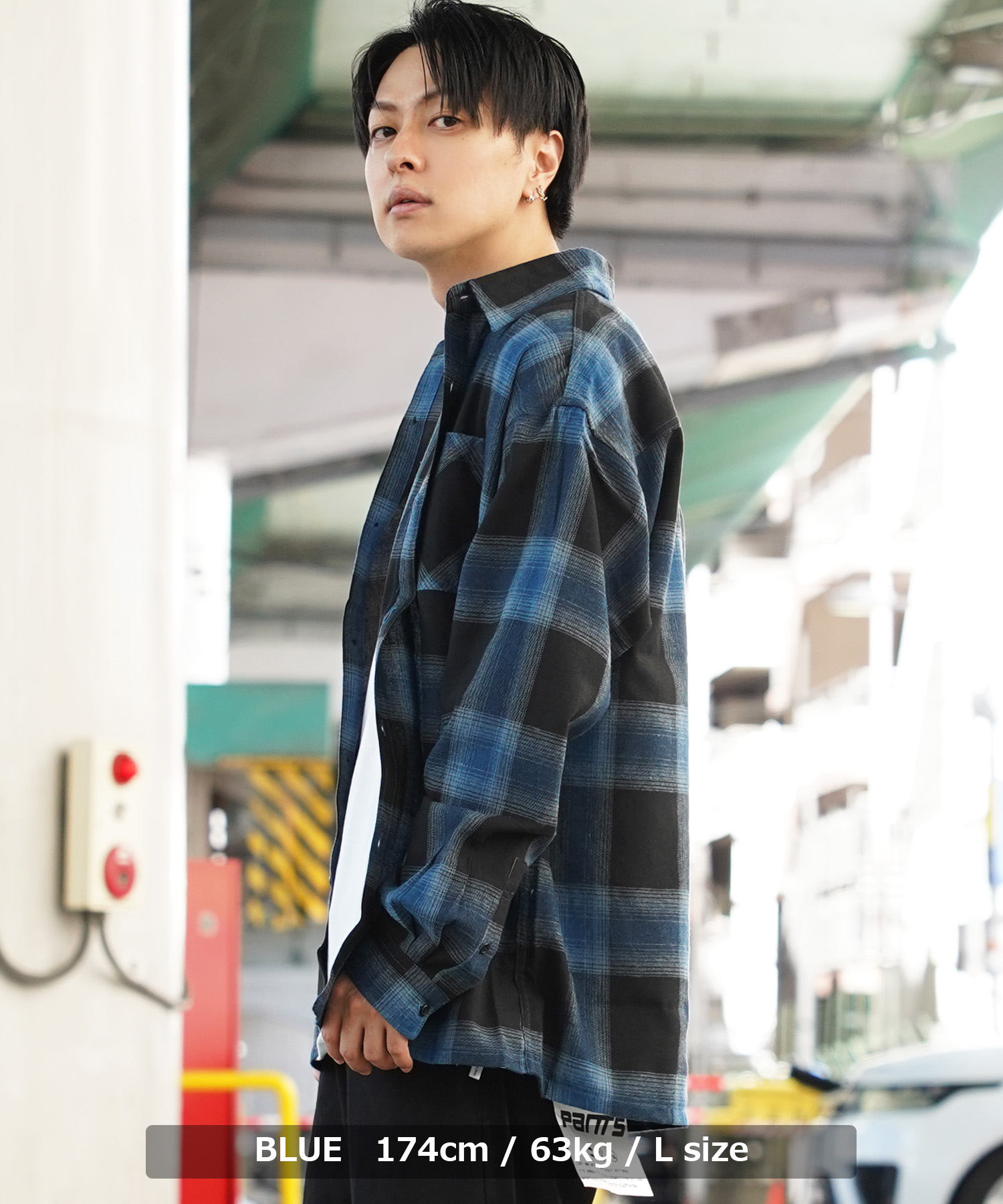 ワンフォークロージング 1111clothing チェックシャツ メンズ ワンフォークロージング 1111clothing チェックシャツ メンズ