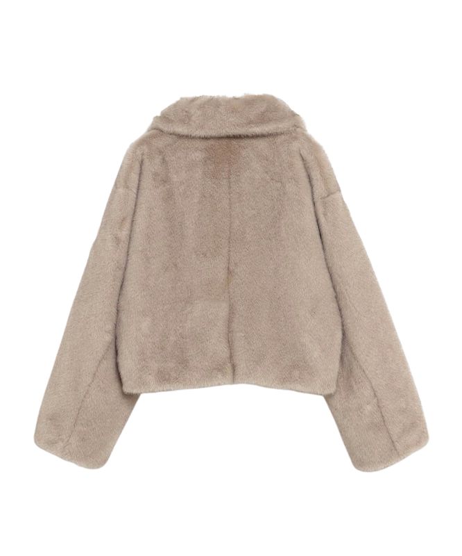 セール 30%OFF】ステンカラーショートファーコート(505623408 セール 30%OFF】ステンカラーショートファーコート(505623408