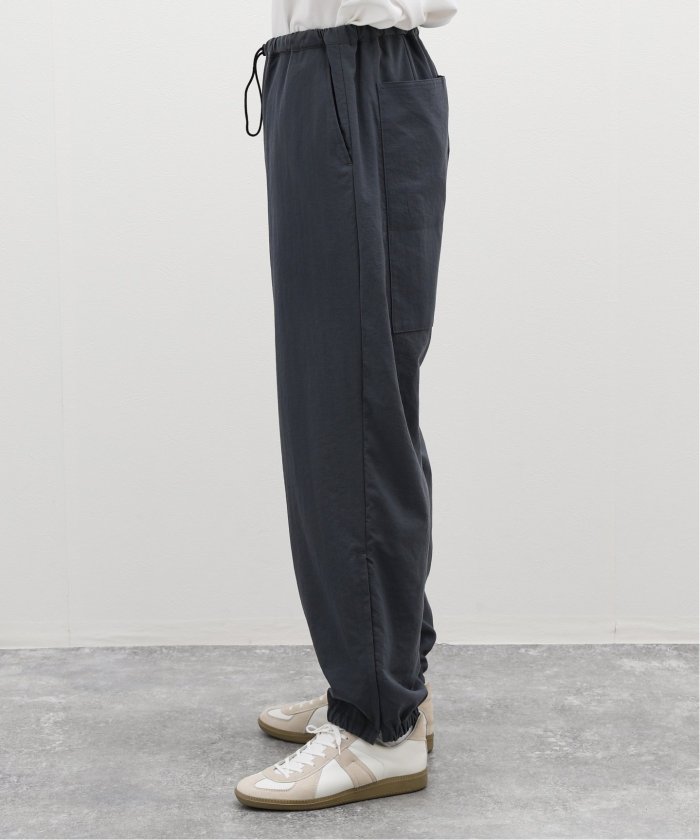 STILL BY HAND / スティルバイハンド】Zipped hem nylon pants PT02233