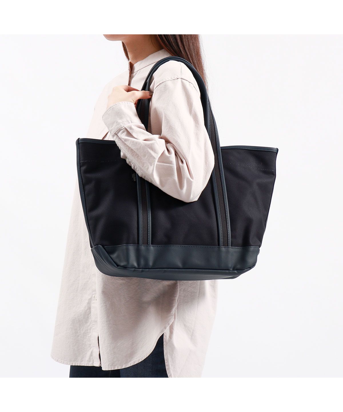 PORTER GIRL BOYFRIEND トートバッグLネイビーA4軽量 PORTER GIRL BOYFRIEND トートバッグLネイビーA4軽量 - メルカリ