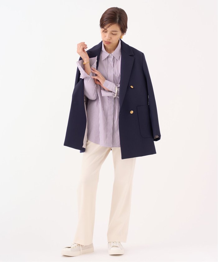 SOMELOS fly frontシャツ(505429401) | イエナ(IENA) - d fashion