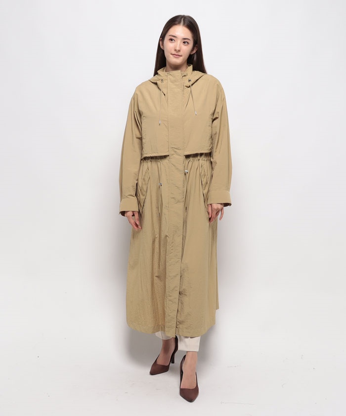 セール 50%OFF】ルーニィ LOUNIE フードドロストコート セール 50%OFF】ルーニィ LOUNIE フードドロストコート