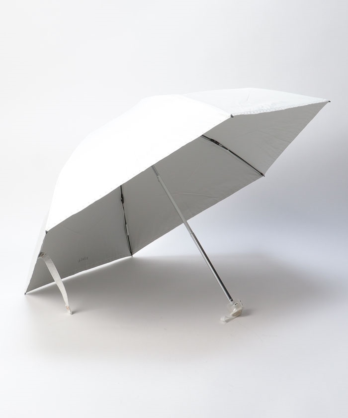 晴雨兼用折りたたみ日傘 サテンスタッズ(505601384) | フルラ(FURLA