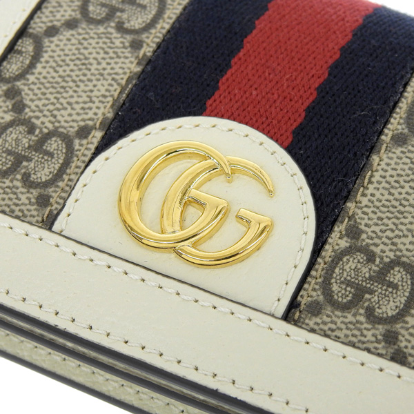 ☆Gucci☆ OPHIDIA GG カード&コインケース 二つ折り財布♪ グッチ GUCCI GUCCI グッチ OPHIDIA オフィディア GG 二つ折り
