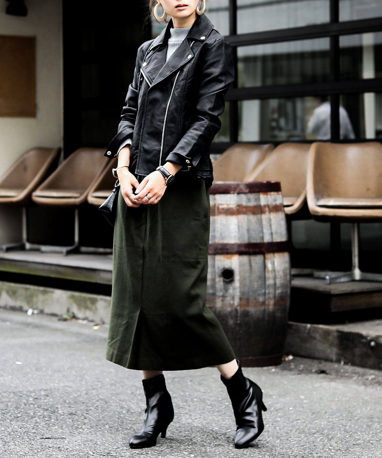 ファッションレター Fashion Letter フェイクシングルライダース ファッションレター Fashion Letter フェイクシングルライダース