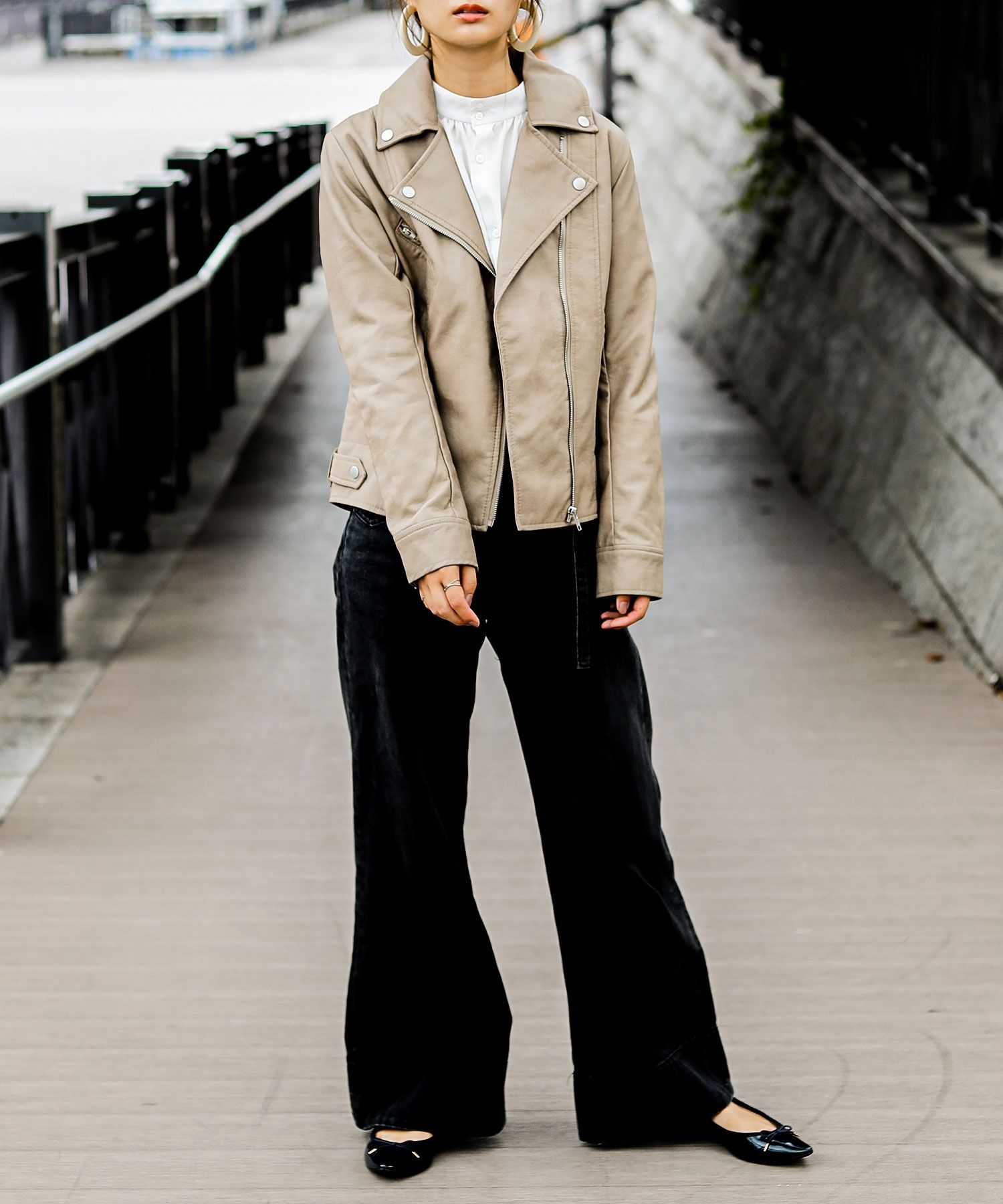 ファッションレター Fashion Letter フェイクシングルライダース ファッションレター Fashion Letter フェイクシングルライダース