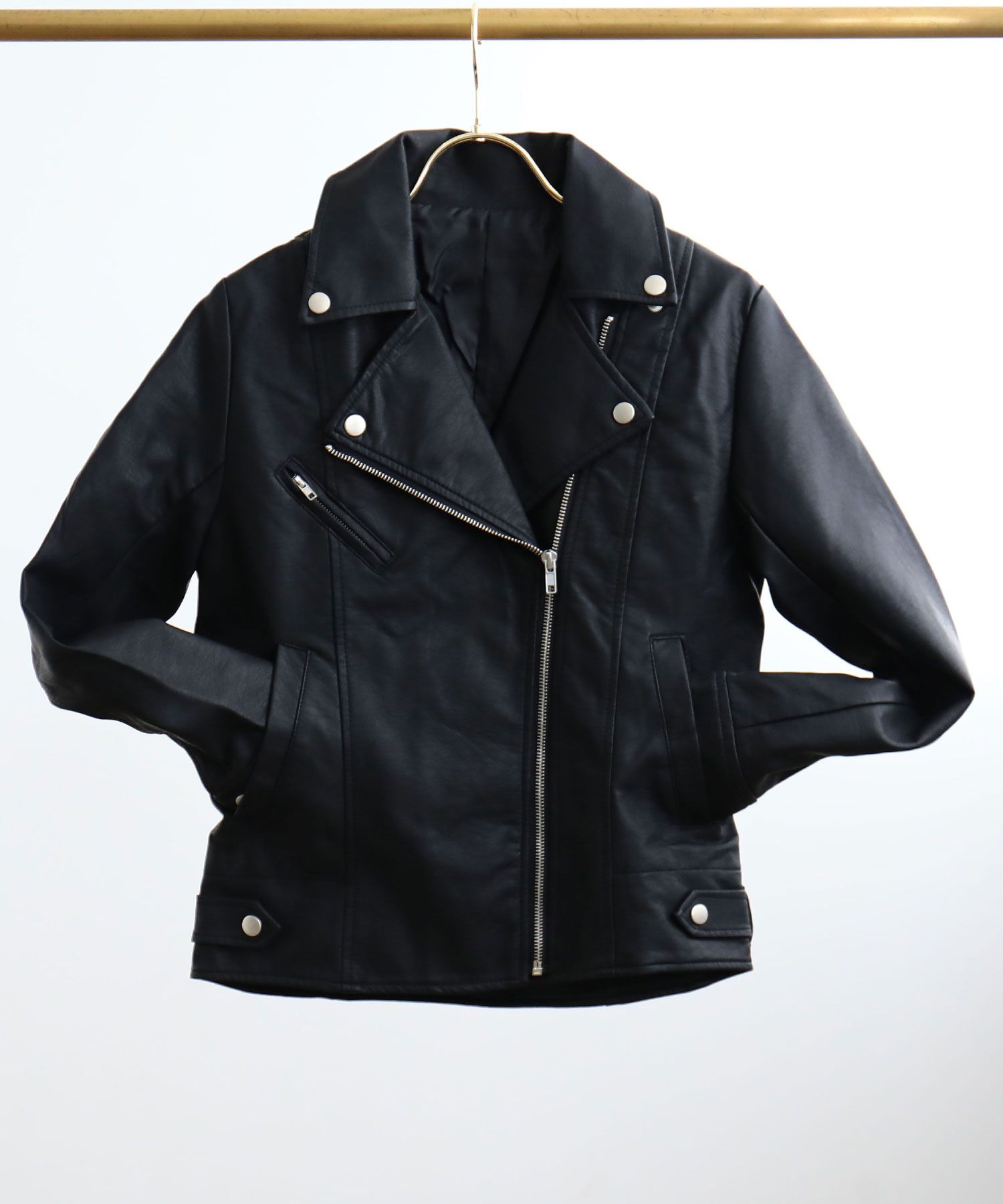 ファッションレター Fashion Letter フェイクシングルライダース