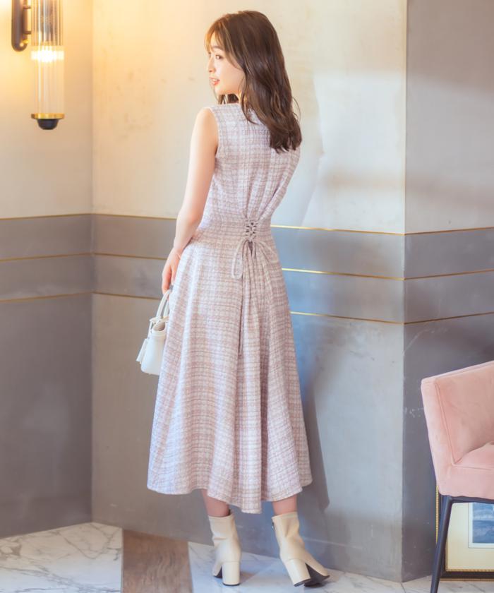 ラメツイードワンピース(505624671) | ウィルセレクション ラメツイードワンピース(505624671) | ウィルセレクション