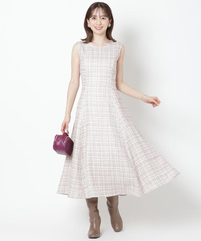 ラメツイードワンピース(505624671) | ウィルセレクション ラメツイードワンピース(505624671) | ウィルセレクション