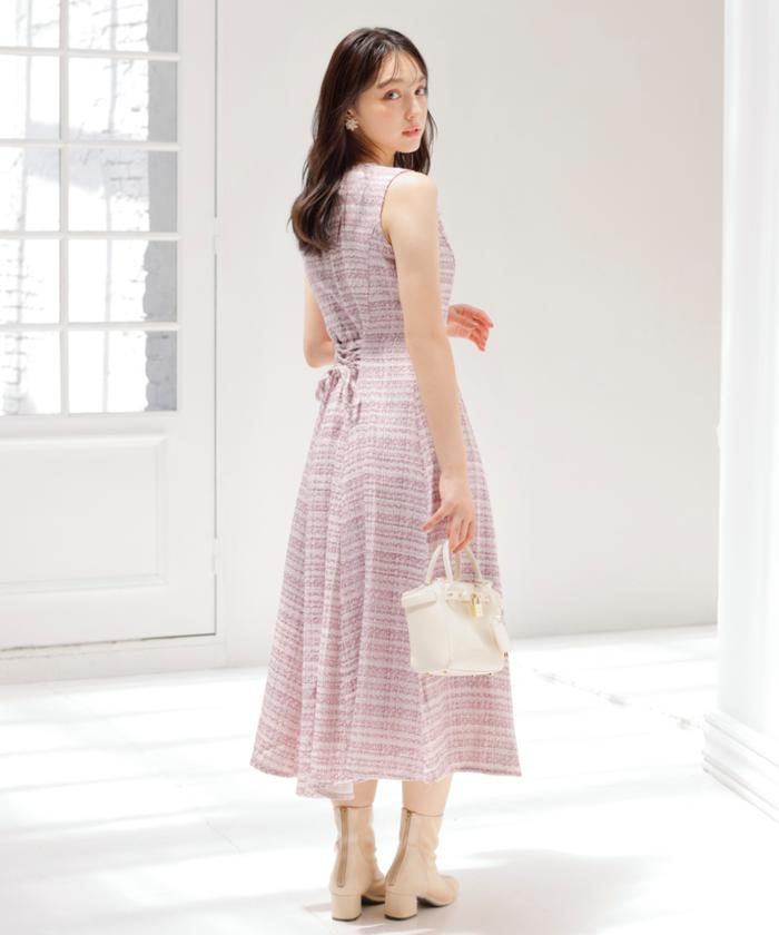 ラメツイードワンピース(505624671) | ウィルセレクション ラメツイードワンピース(505624671) | ウィルセレクション