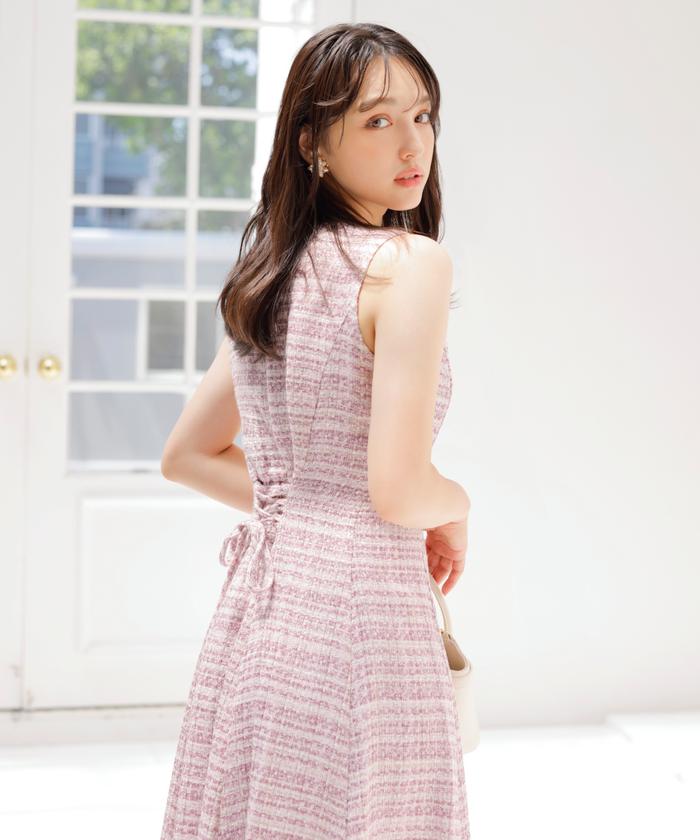 ラメツイードワンピース(505624671) | ウィルセレクション ラメツイードワンピース(505624671) | ウィルセレクション