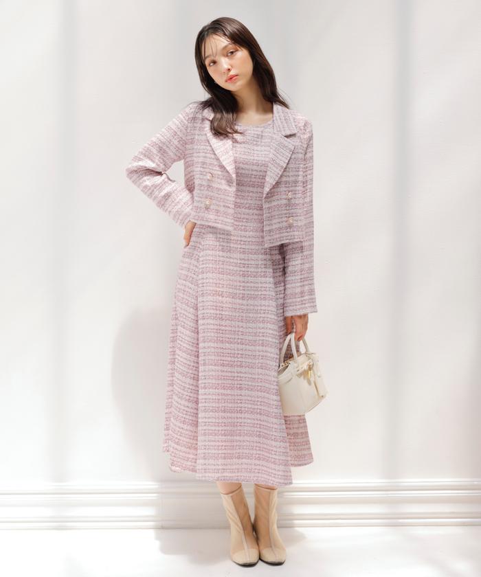 ラメツイードワンピース(505624671) | ウィルセレクション
