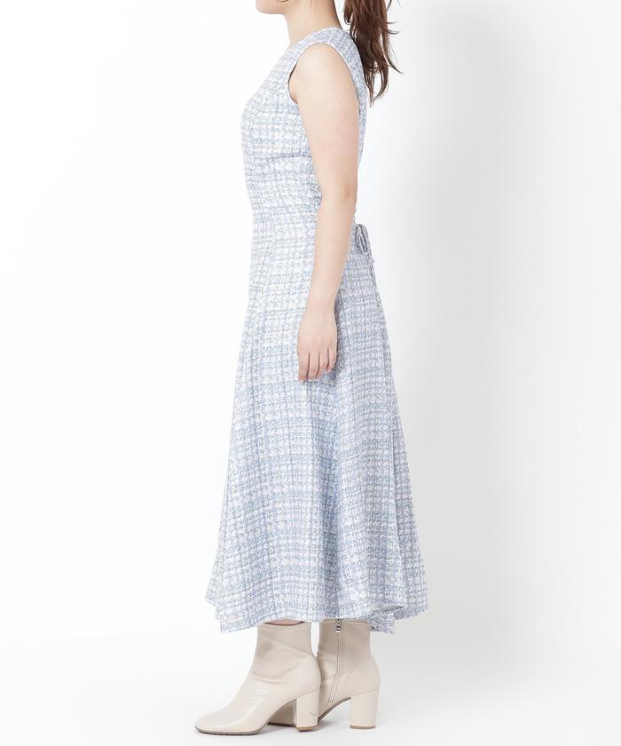 ラメツイードワンピース(505624671) | ウィルセレクション ラメツイードワンピース(505624671) | ウィルセレクション