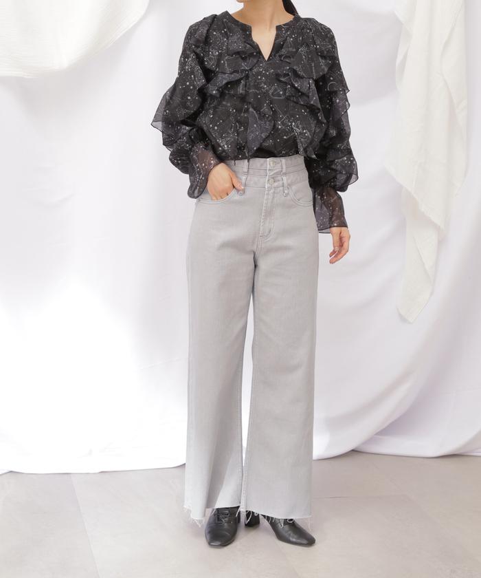 セール 30%OFF】2Wayダブルウエストデニムパンツ(505624707