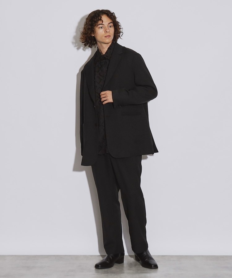 WEB限定】ウールライクセットアップ(ダブル&シングルジャケット