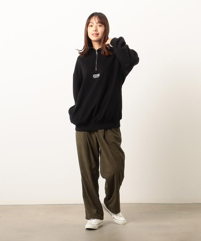 クーポン】【セール46%OFF】CVC裏毛 メッセージ刺繍 ハーフ