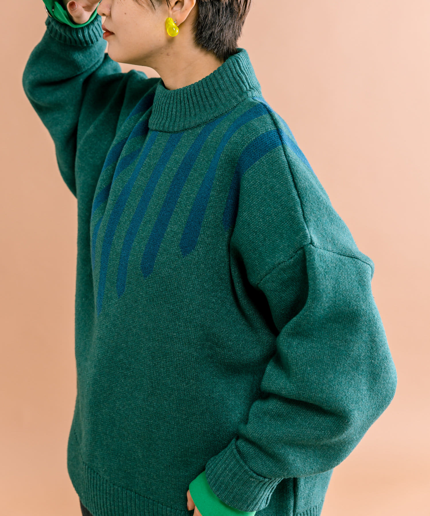 セール 55%OFF】【ear PAPILLONNER】【SUM1 STYLE】ラインニット