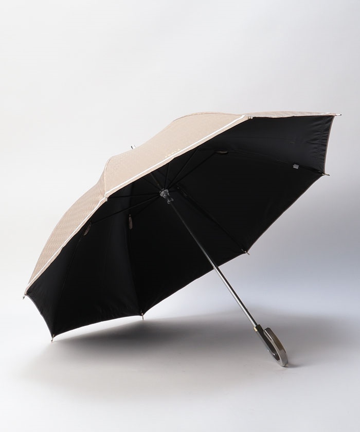 新品！フルラ　高級ジャガード織　折りたたみ傘　晴雨兼用　日傘 雨傘】フルラ (FURLA) モノグラム 折りたたみ傘 ジャカード織 UV