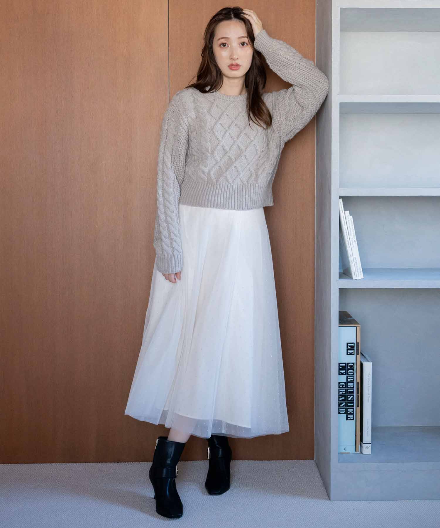 Noela - 新品！ノエラ　ケーブルニット セール 60%OFF】ノエラ Noela ショート丈ケーブルニット