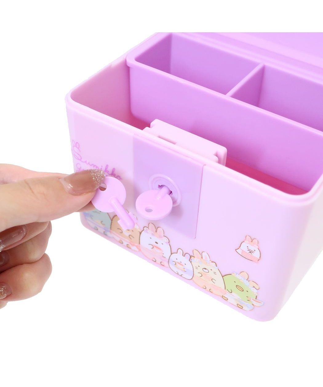 すみっコぐらし◇ふしぎなうさぎのおにわ 水っぽく おうち型収納
