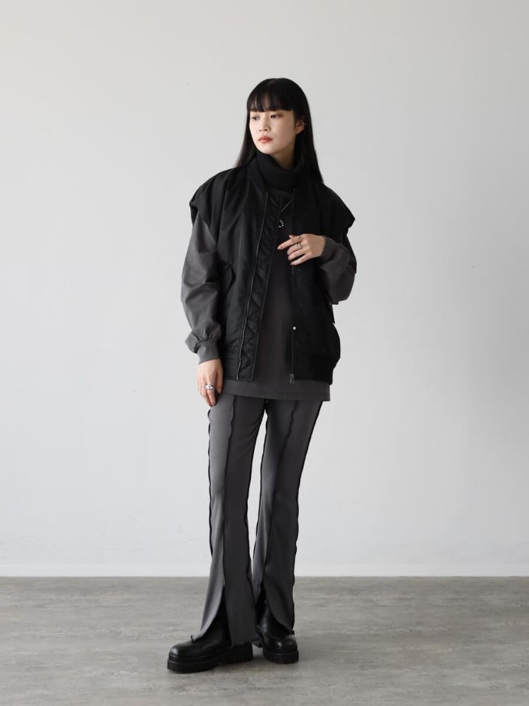 セール 47%OFF】ラディエイト RADIATE メロウデザインリブニット