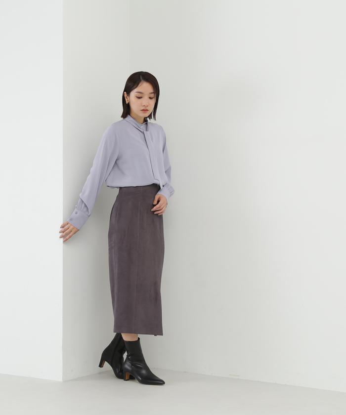 FRAY I.D - tonal ハイネックボウタイブラウス 新品 TONAL ハイネックアシメボウタイブラウス ¥14,300の通販 by