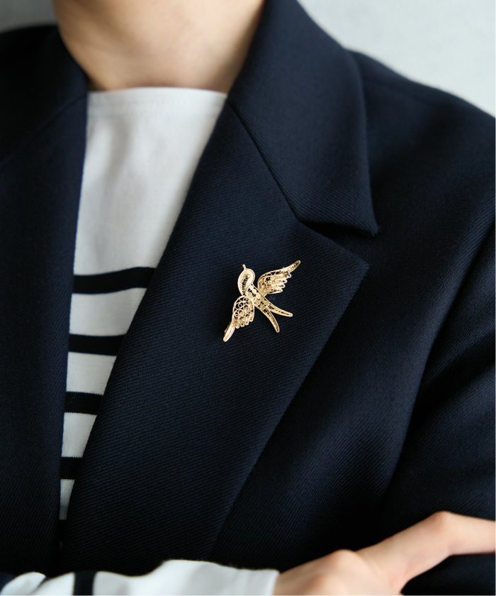 Junco Paris/ジュンコパリ】 bird brooch ブローチ(505628627