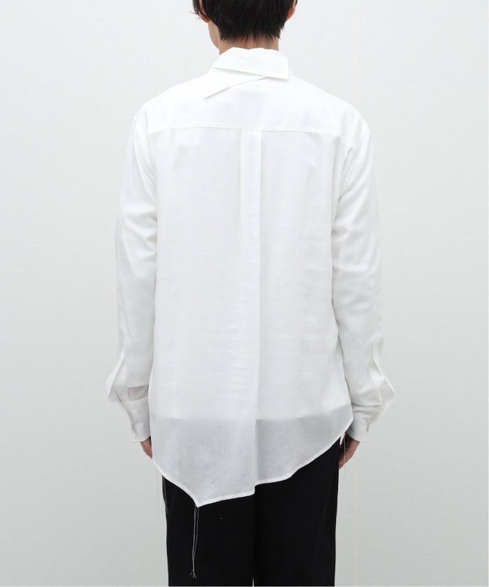 SULVAM / サルバム】ASYMMETRY STAND COLLAR SHIRT(505469323 SULVAM / サルバム】ASYMMETRY STAND COLLAR SHIRT(505469323