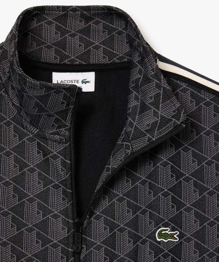 ラコステ LACOSTE モノグラムジャカードトラックジャケット ラコステ LACOSTE モノグラムジャカードトラックジャケット