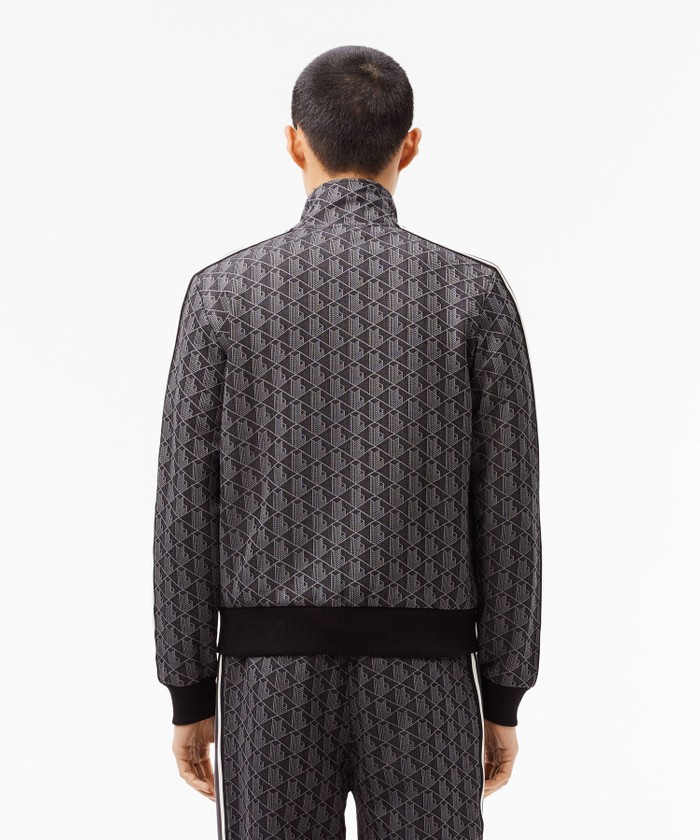 ラコステ LACOSTE モノグラムジャカードトラックジャケット ラコステ LACOSTE モノグラムジャカードトラックジャケット