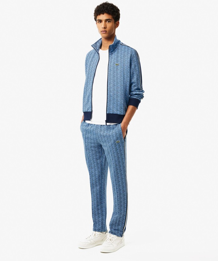 ラコステ LACOSTE モノグラムジャカードトラックジャケット
