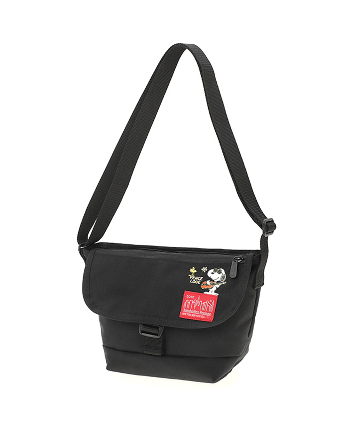 Nylon Messenger Bag Flap Zipper Pocket PEANUTS FW2023(505627744