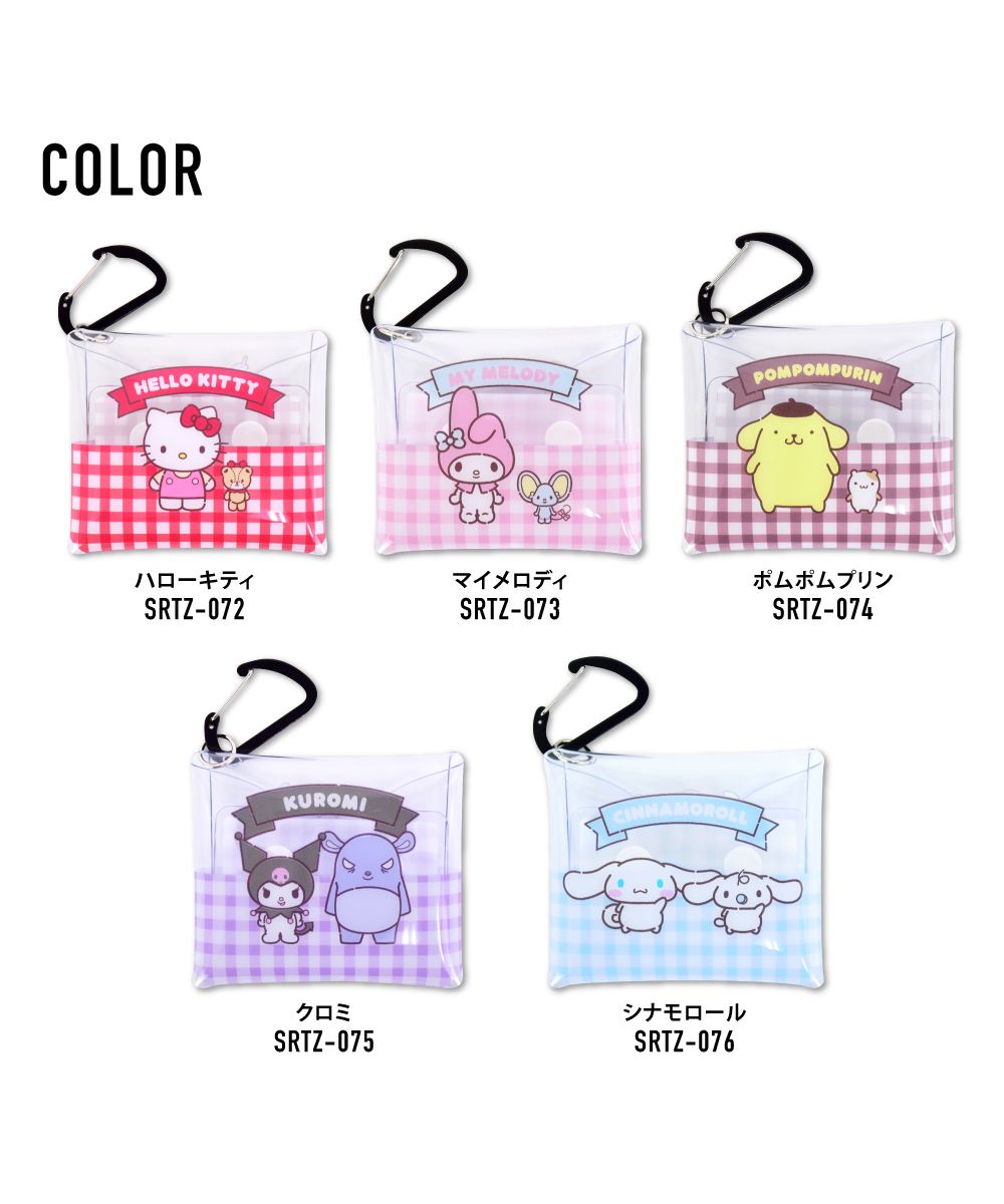 AIR SPACE × サンリオコラボ 透け感チェック柄ショートトップ 忍たま乱太郎×サンリオキャラクターズ｜忍たま乱太郎×サンリオ